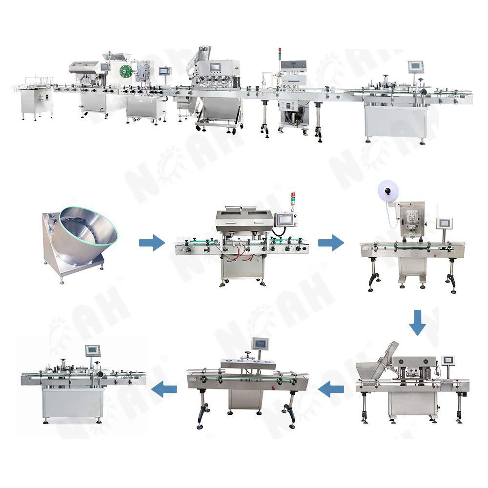 GS-8/16 Автоматическая линия для подсчета и наполнения таблетированных капсул